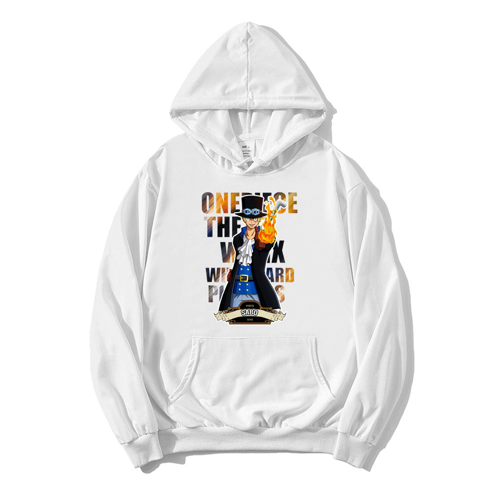 Suéter de manga larga de One Piece Sauron Luffy Anime Segunda dimensión Periférico Moda Otoño e invierno Suéter para hombres y mujeres Suéter con capucha