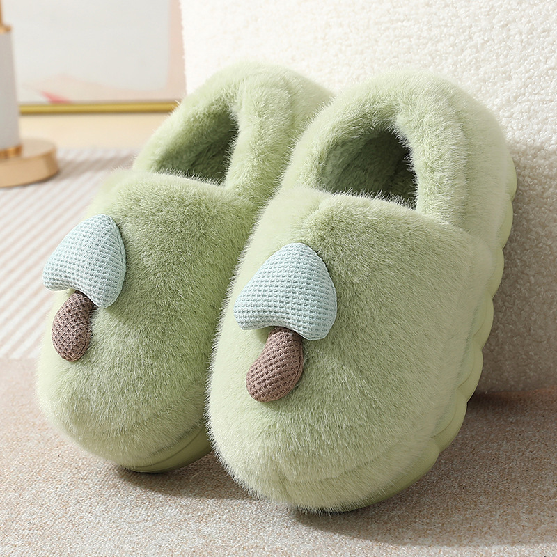 Pantuflas Peludas con Suela Gruesa de Felpa y EVA Térmico para Interior y Exterior image 12