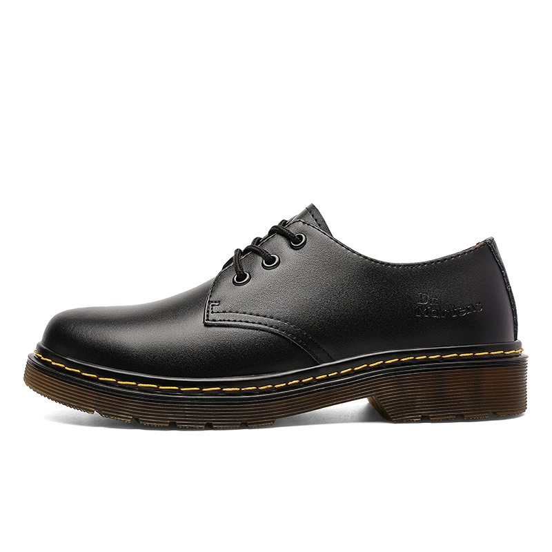 Low classic sneakers for leisure, footwear, low boots, European style, genuine leather, plus size