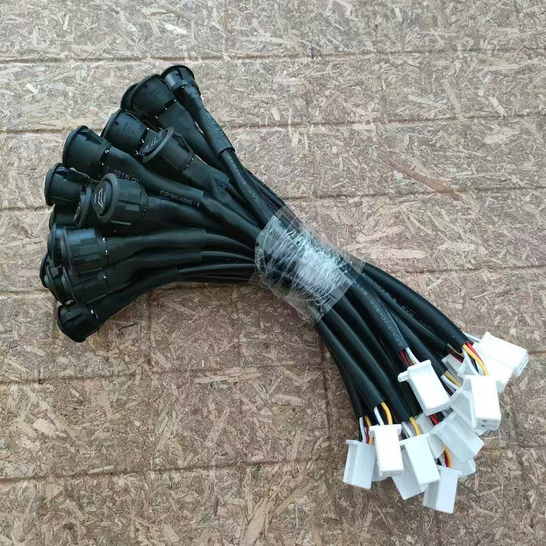 汽车座椅加热开关线束 三挡调温电源开关 4P接头电源线