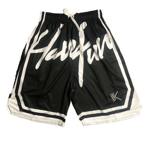 American style sport basketball shorts trendy retro knee-length training five-pocket mid-rise pants for men and women loose quick-drying breathable