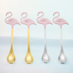 Amazon Cross-border Christmas Creative 304 Stainless Steel Coffee Stirrer Dessert Spoon Simple Style High-end Spoon