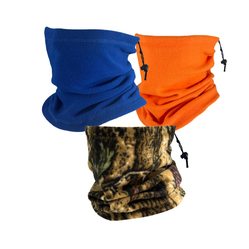 Babero cálido transfronterizo de otoño e invierno, ciclismo al aire libre, protección para el cuello a prueba de viento, máscara de esquí de lana polar a prueba de frío