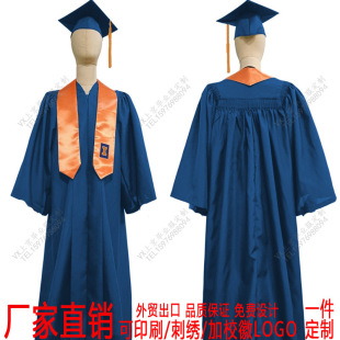 美国伊利诺伊大学学士服UIUC硕士服毕业服学位服学生礼服学术袍-阿里巴巴