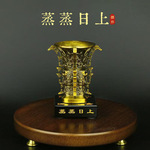 蒸蒸日上何尊青铜器四方尊鼎摆件仿古西周铜樽酒器博物馆工艺礼品
