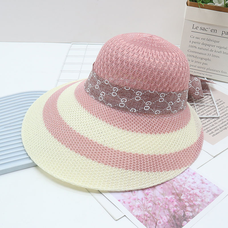 Sombrero de paja para mujer, UV, playa