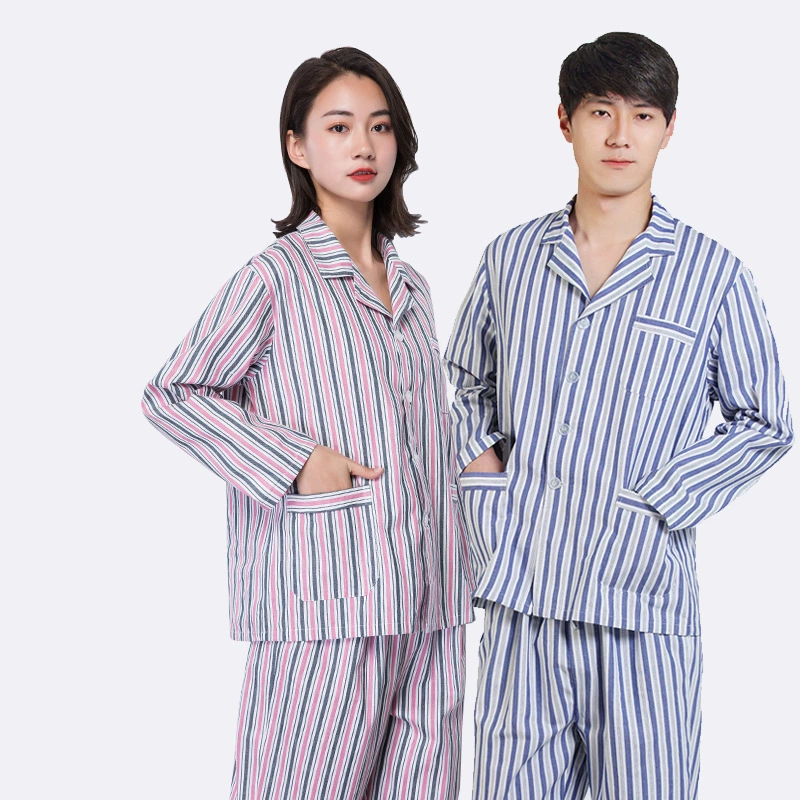 Больничная больничная одежда Хлопковая больничная одежда для больных мужчин и женщин