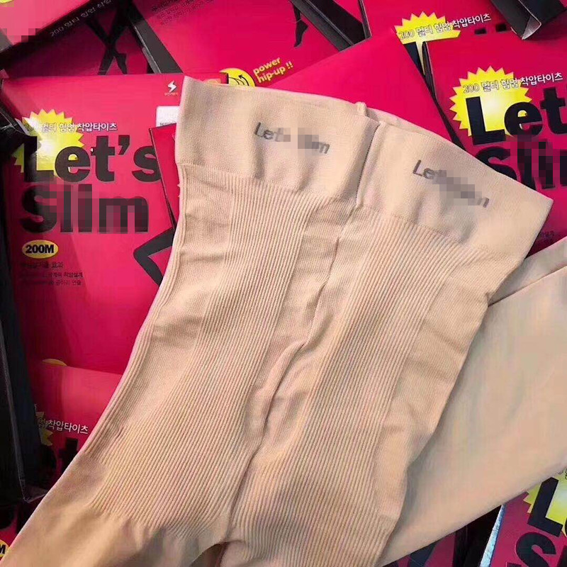 微商现货韩国压力瘦腿袜黑丝压力裤美腿显瘦塑形修身瘦腿袜批发