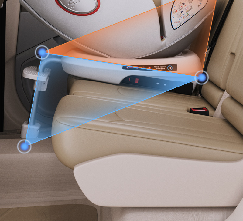 Suitable for Infants and Children Safety Seats for Cars, Baby Car-Mounted 360-Degree Rotating Seats for 0-4 Years Old