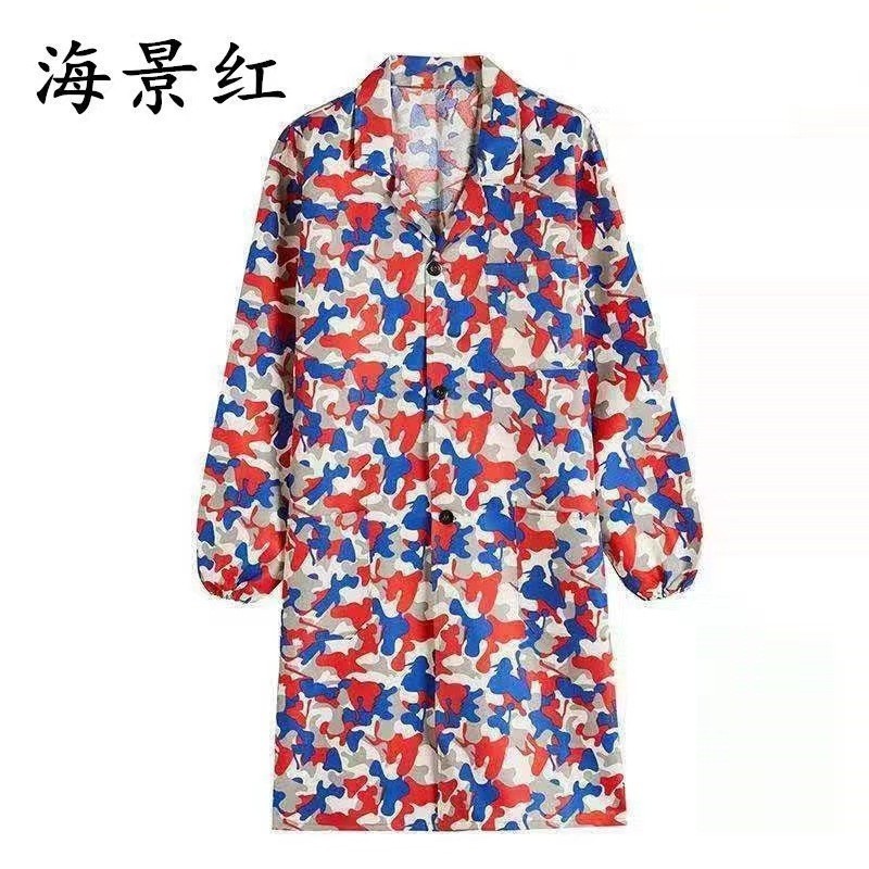 工作服大褂男装外套 耐磨耐脏搬运仓储养殖长款定制劳保服蓝大褂|undefined