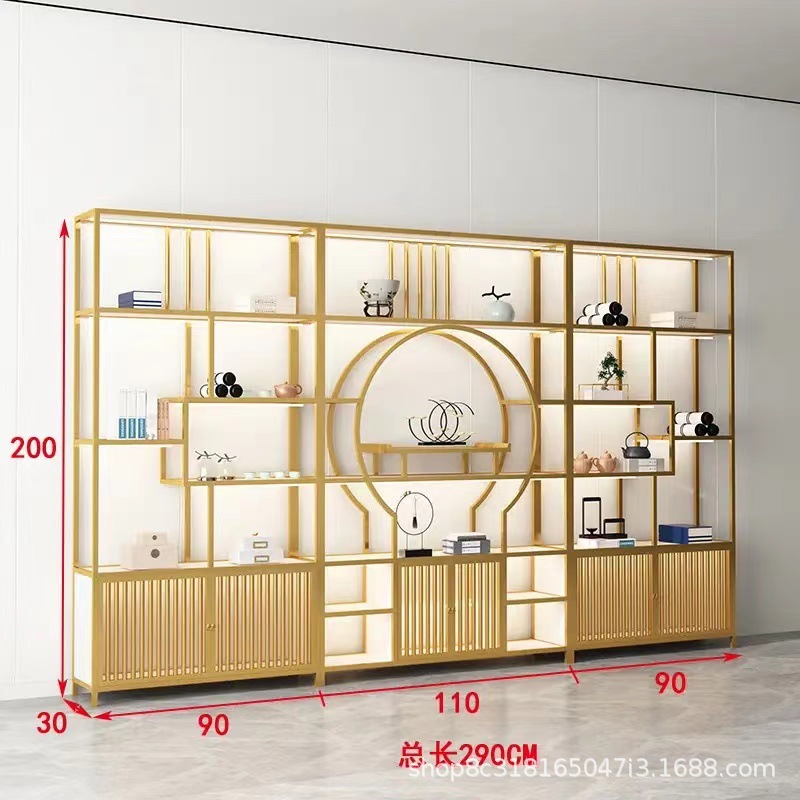 [골드] 조명포함 3종조합 290*30*200cm