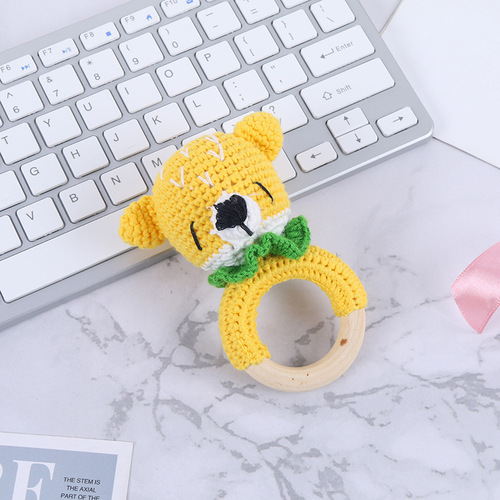 Animal Park Rattles for 0-1 Year Old Babies, Early Education Toy, 3-6 Month Infant Grasping Baby Hand Grab Rattle Toy
