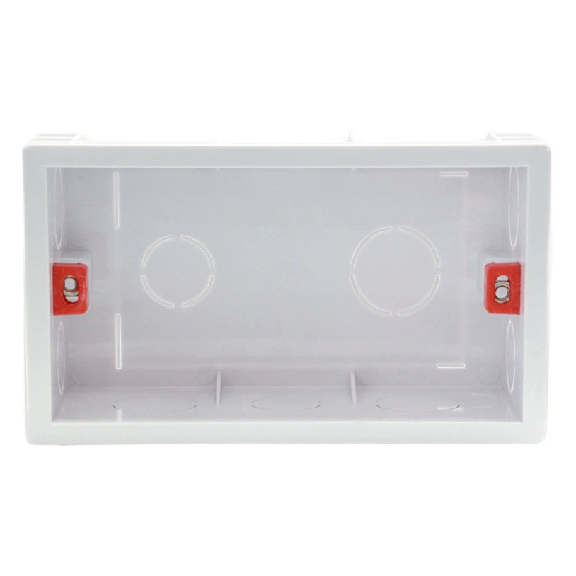 Цижоу 146 скрыло пламя ПВК продевая нитку распределительной коробки белое-аксессуары коробки дна гнезда переключателя ретардант