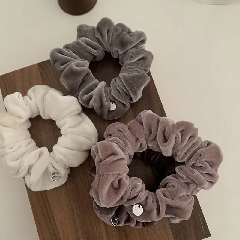 Elastico per capelli in velluto di lusso per acconciature_voghion.com
