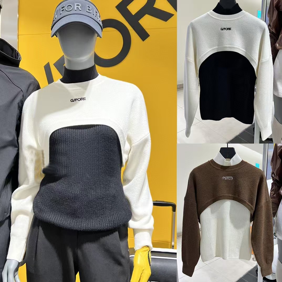 Korean Golf New Autumn and Winter Women's Fashion Trendy Cool Jacket Woven Shawl Vest Suit Two-Piece Set