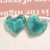 Cute resin heart shaped, earrings, hair accessory, pendant, Korean style, handmade, wholesale