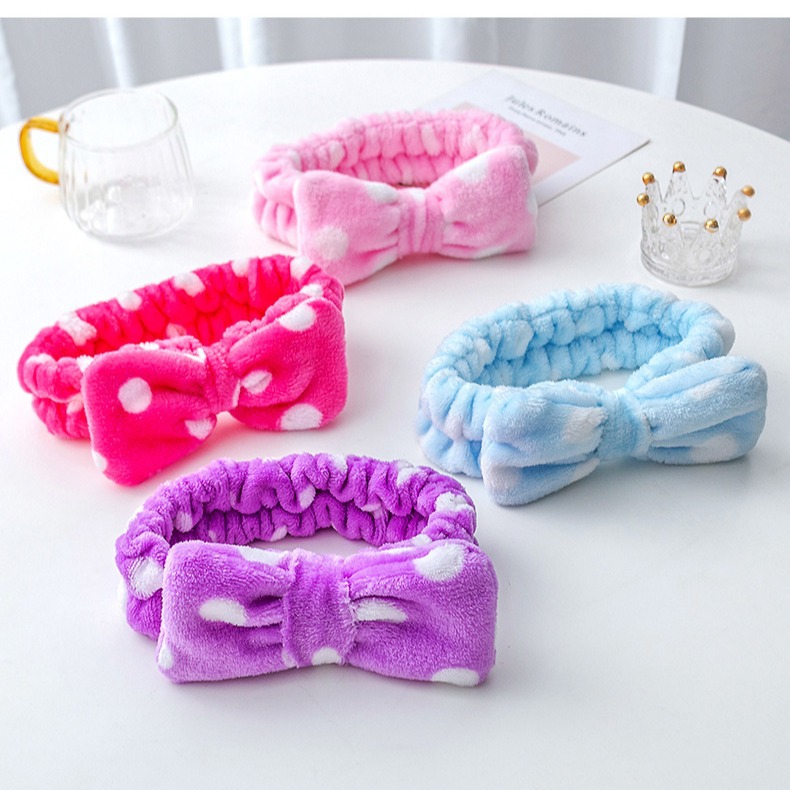 [logo personalizado] bordado transfronterizo europeo y americano 230 gramos franilla de punto sólido mariposa final correa de pelo