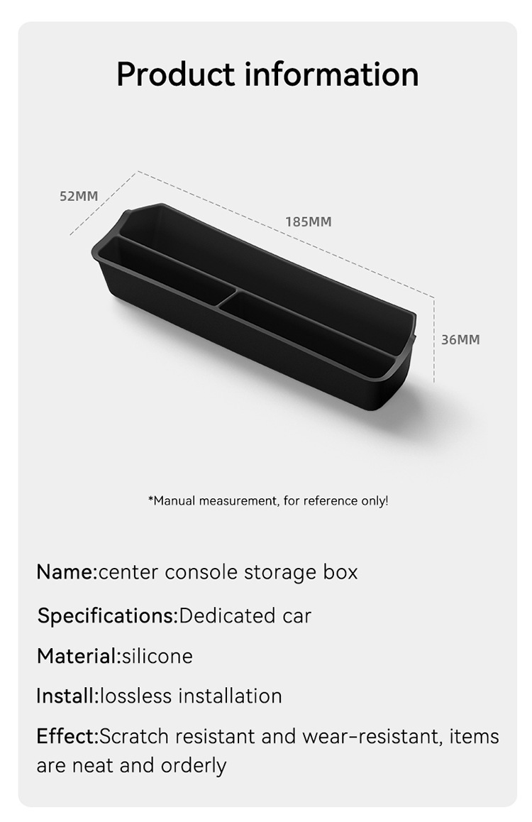 Suitable for 21-25 Sorento Central Control Armrest Box Front Storage Box Automotive Supplies Modification Accessories