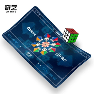 新品奇艺魔方格魔方闪叠杯训练垫比赛练习专用耐用防滑橡胶垫