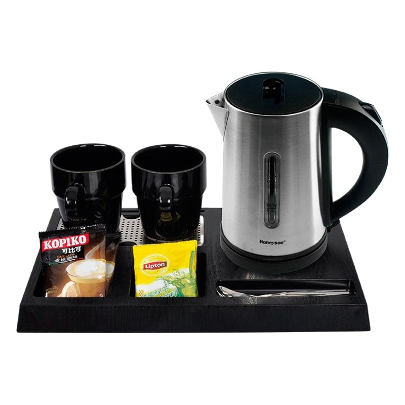 Fábrica al por mayor Hervidor eléctrico bandeja traje Hotel té combinación bandeja ABS en stock gran cantidad Congou