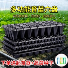 育苗盘育苗盘蔬菜培育塑料穴盘多肉林木加深苗木盆秧盘育苗盆托盘