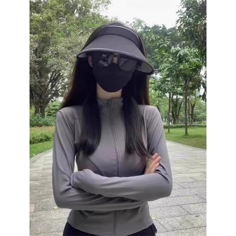 开衫外套防晒衣女款2025秋季新款薄款透气修身冰丝防晒服防紫外线|undefined
