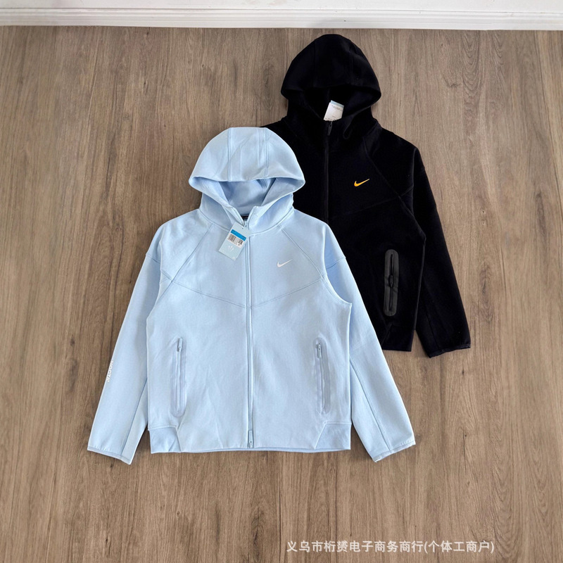 Cross-Border 25Ss Spring & Fall New Nocta Joint Model Men's and Women's Nk Printed Sports Zipper Hooded Jacket