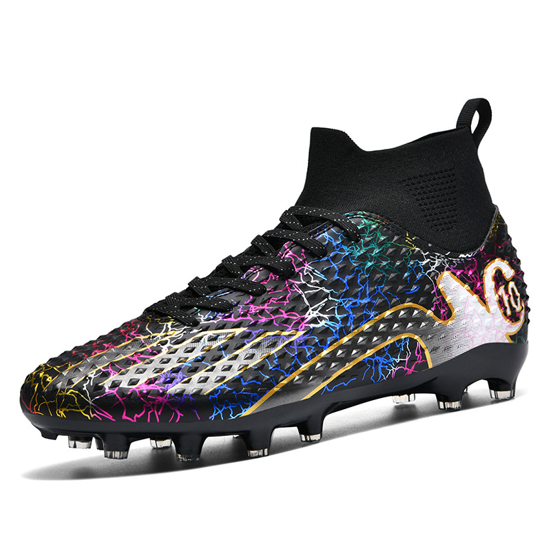 2024 transfronterizos nuevos niños y niñas estudiantes transpirables zapatos de fútbol de clavos cortos y largos zapatos de entrenamiento juveniles