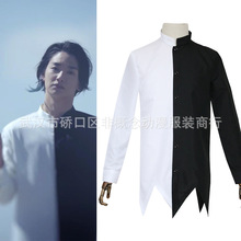 托雷基亚人间体衬衣cos雾崎同款黑白衬衫cosplay奥特曼角色扮演