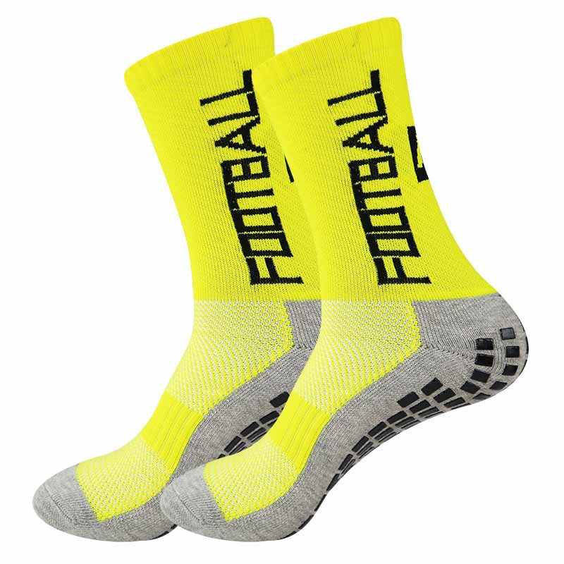 Breathable Cotton Football Socks With Anti-Slip Silicone Grip – Unisex Sports Socks For Soccer, Running, Hiking & Cycling_voghion.com