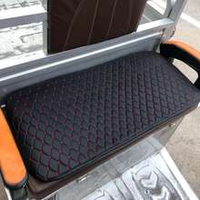 新品電動三輪車坐墊座套耐臟防水四季通用皮革海綿四輪車全封閉式