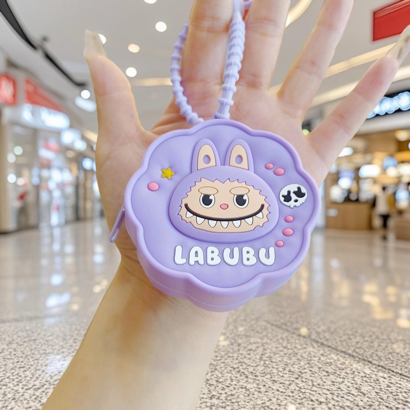 クロスボーダー新ラブブシリコン小銭入れペンダントラブブミニコインバッグキーホルダー子供用ペンダント|undefined