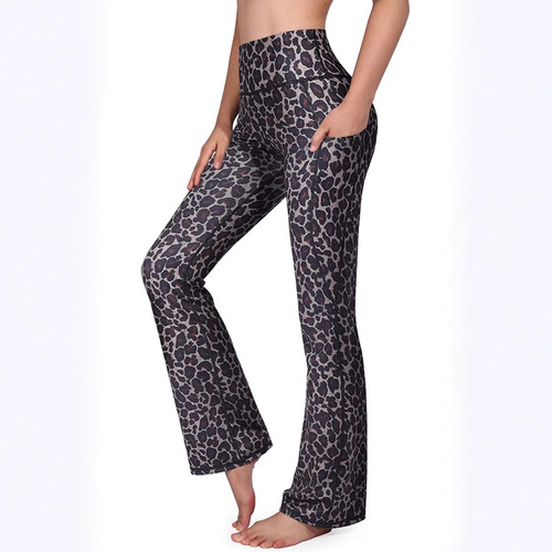 Wish Bestselling Multicolor Women's Loose Leg Pocket Pants Casual Sports Quick-Drying Yoga Pants CM458