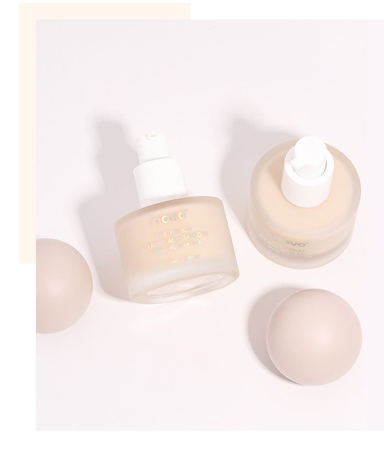 NOVO Small Round Cap Perfect Softening Foundation, oil-control, Moisturizing, long-lasting Concealing, no smudge, Water-resistant and sweat-proof BB Cream undefined