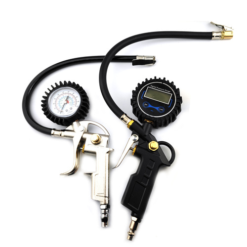Tire pressure gun car tire inflation gun LED LCD luminous display electronic digital display tire pressure gauge