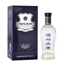 绵竹大曲蓝盒珍品52度 浓香型475ml*6整箱装 纯粮食高度白酒 正品