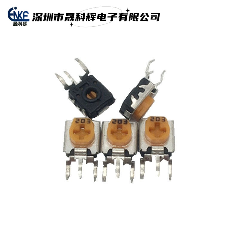 6MM大量供应NRM065 100欧到2.2M色黄立式卧式可调电阻