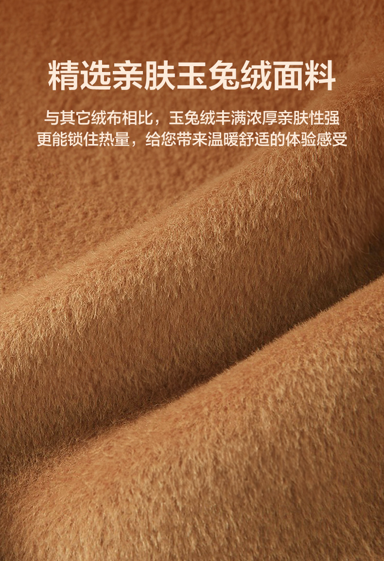 2024 New Fall/Winter Iba Rabbit USB Home Car Dual-purpose Heating Square Pad Little Monster 12V Plush Heating Pad