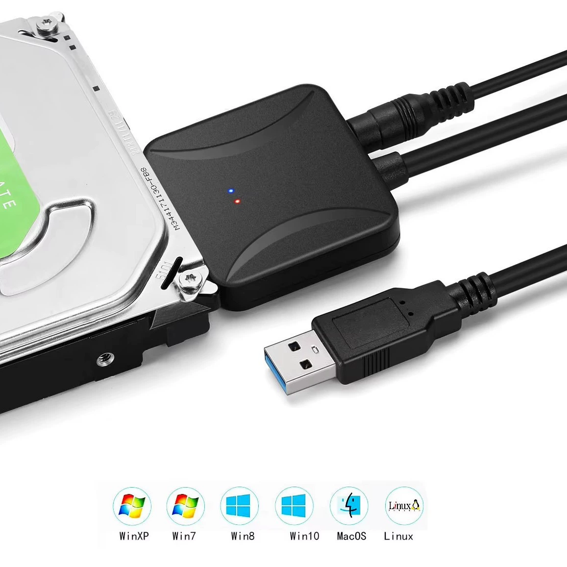 跨-border популярный 3.5-дюймовый SATA жесткий диск высоко адаптер кабель USB3.0 легкодоступный кабель привода 2.5 механический твердотельный мульти-интерфейс