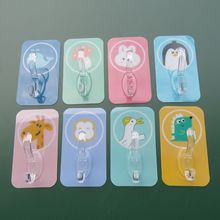 6*10大号图案门后衣帽钩创意粘钩式挂钩无痕免钉衣帽钩门强力粘钩