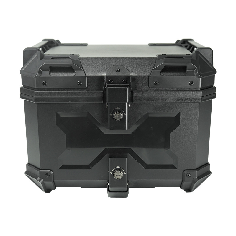 Maletero de motocicleta caja trasera ABS caja trasera de gran capacidad coche eléctrico caja trasera pedal para llevar batería caja de almacenamiento de coche