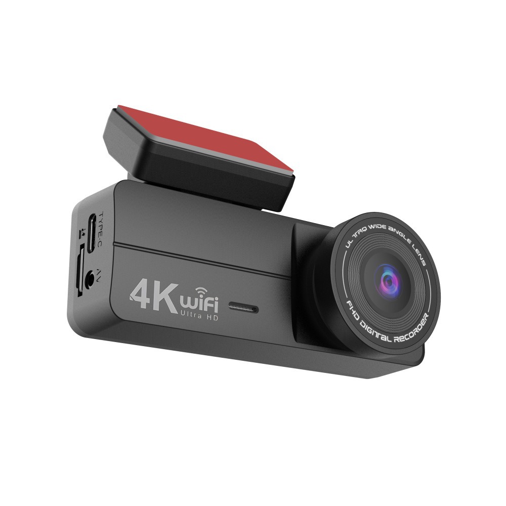 New Model 1.47-Inch 4K High-Definition Night Vision Wifi Connected Car Dash Cam with Dual Front and Rear Cameras