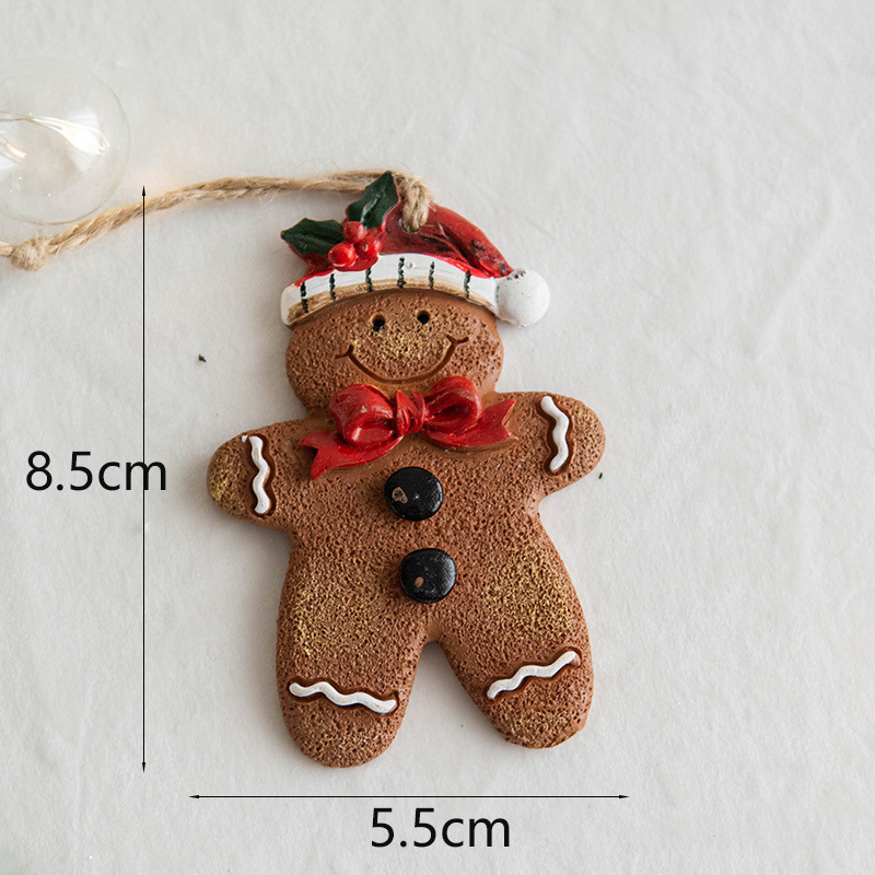 Christmas Christmas Gingerbread Resin Party Hanging Ornaments 1 Piece display picture 6
