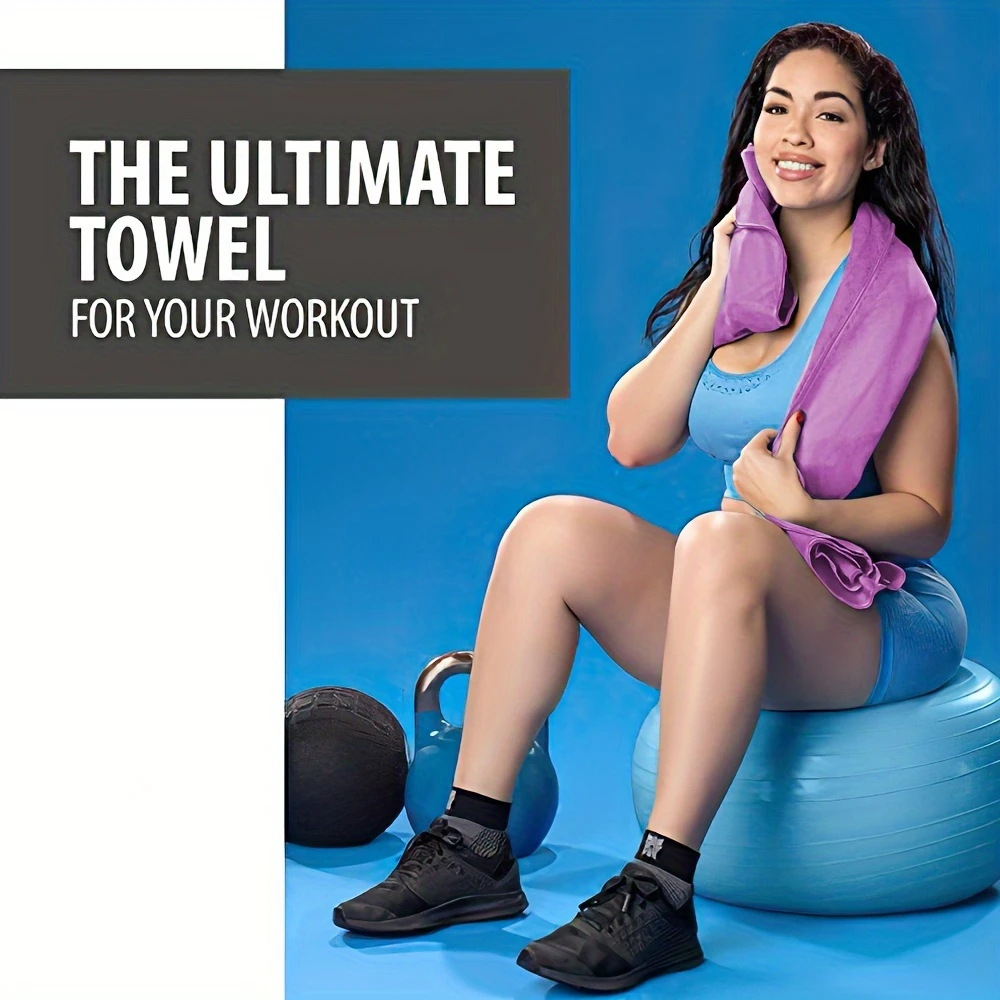 Multifunctional Microfibre Sports Towel For Fitness And Camping_voghion.com