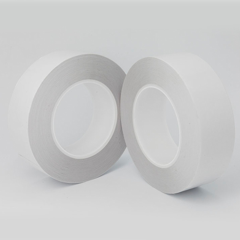 透明白纸PET双面胶 手机装饰导航底座 圆形胶贴 pet夹心胶带