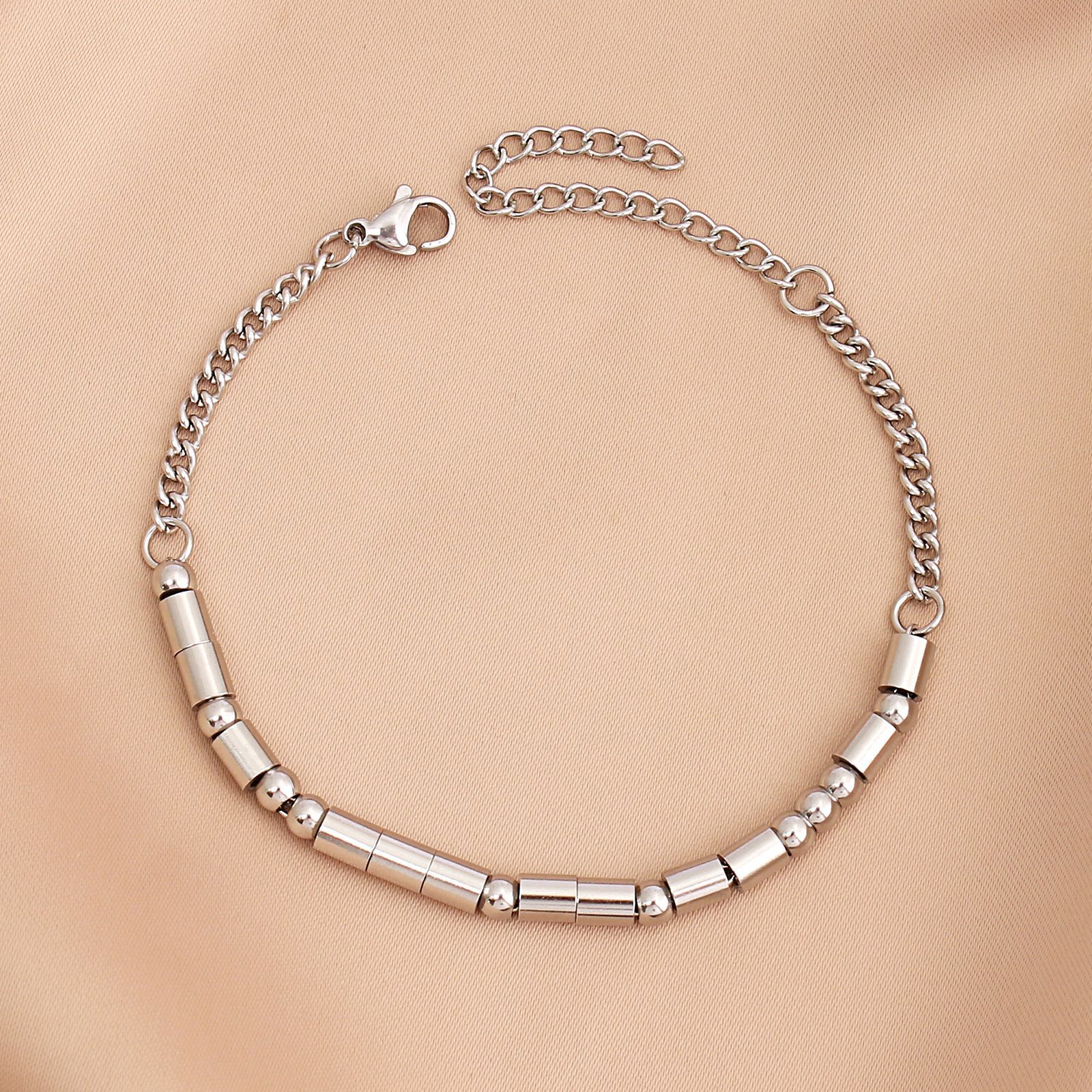 Women's Gender Simple Style Classic Style Geometric 304 Stainless Steel 18K Gold Plated Bracelets In Bulk