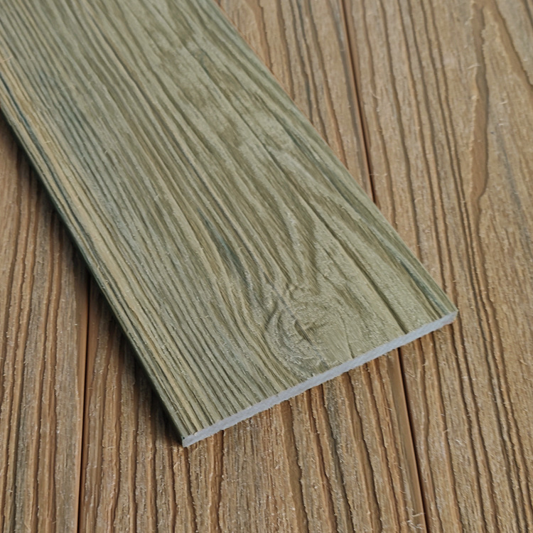 Rejilla de grano de madera Plástico al aire libre Tablero de pared de madera para colgar Tablero de pared decorativo al aire libre Tablero de pared grande de plástico de madera de pared exterior de patio coextruido