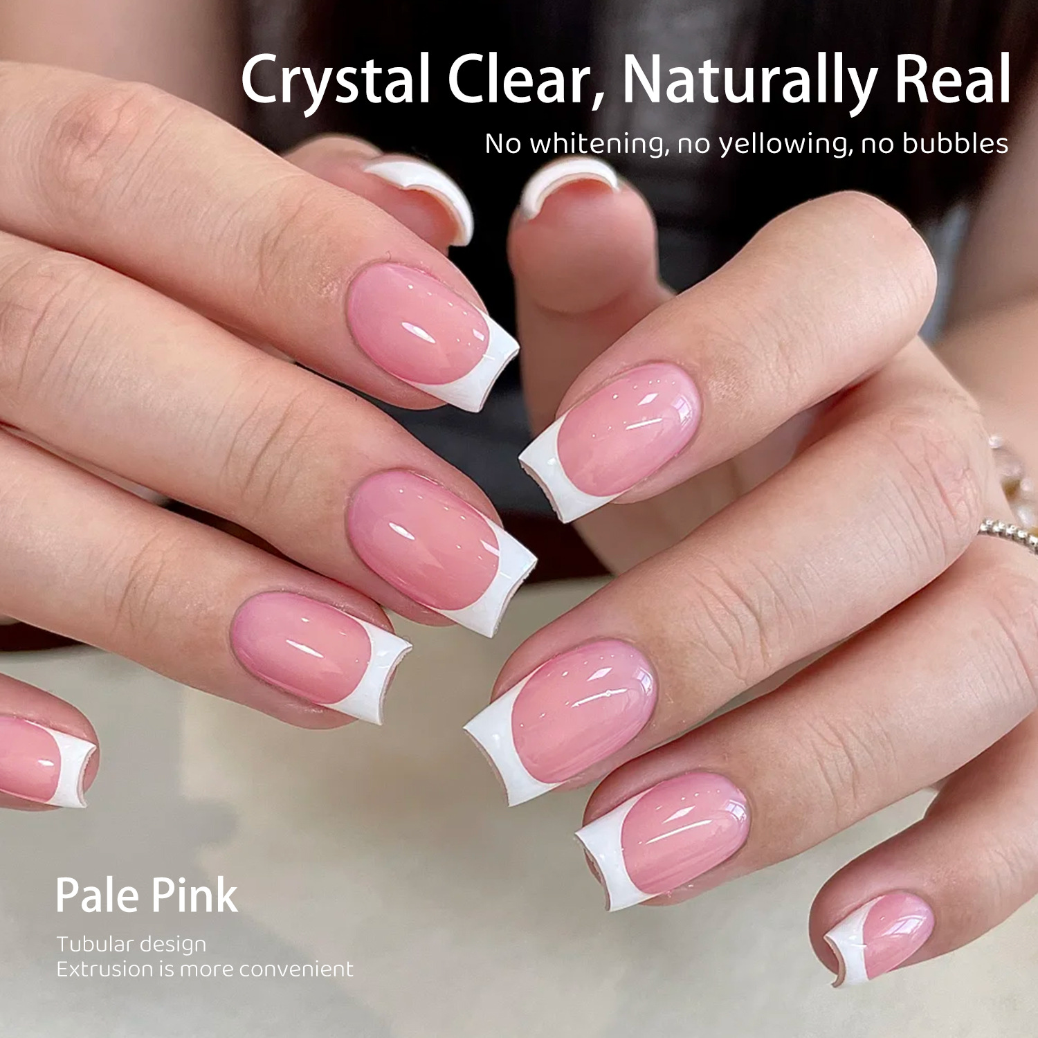 Gel de Extensión para Uñas Rosa Claro de Larga Duración para Salón de Uñas