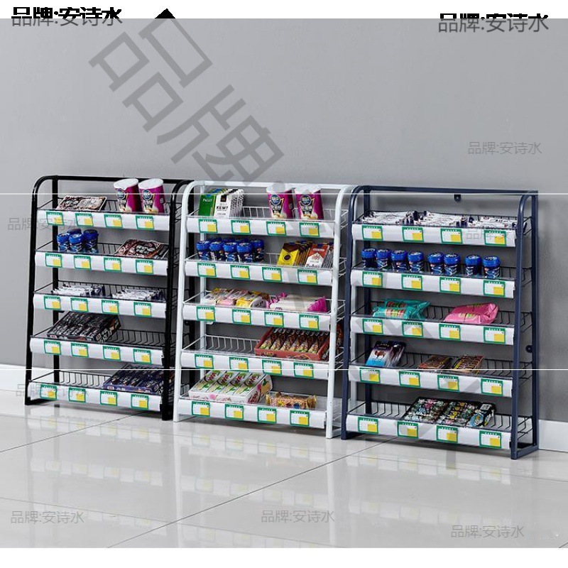 多悬挂小超市前台Y口香糖可前面台前货架收银柜台可落地商品旁边