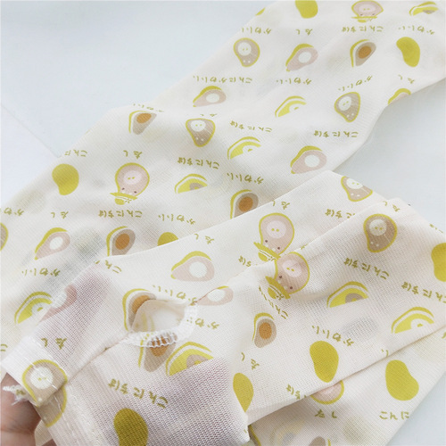 New style mesh decorative thin and breathable sleeves for women, Korean style Internet celebrity spring and summer cartoon sleeves, arm sleeves, ice sleeves